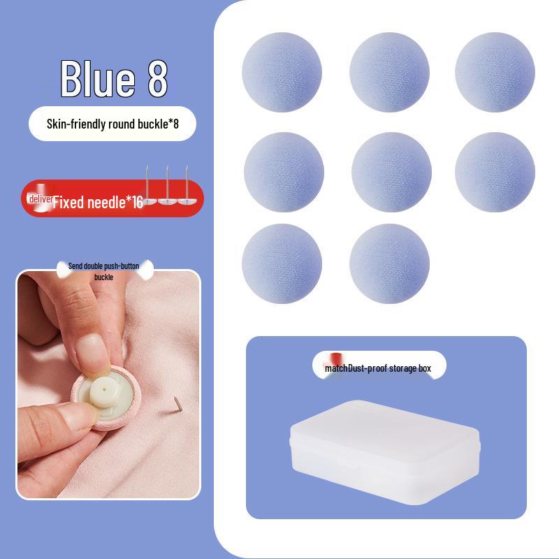 Mushroom Cotton Anti-Run Quilt Clips - Invisible Duvet Cover Safety Buckles