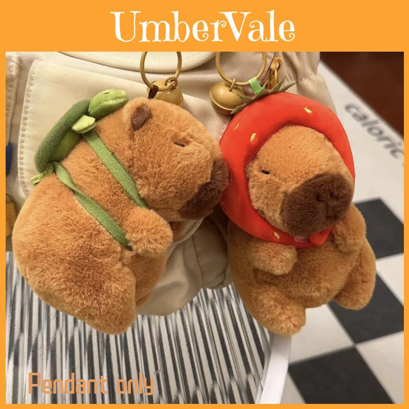 Cute Capybara Plush Keychain Bag Pendant Girls' Gift Soft And Adorable