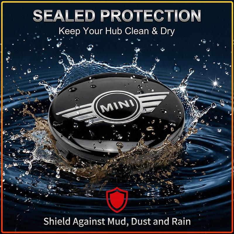 4Pcs 56MM Emblem Car Wheel Center Hub Cap Rim Cover Waterproof For MINI Cooper One S Clubman R50 R53 R56 R60 F55 F56 R57 R58 R59