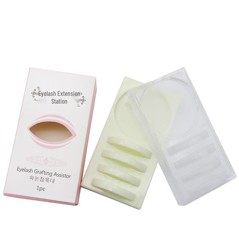 Multi-functional Anti-fall Eyelash Glue Tray & Pad for Lash Application