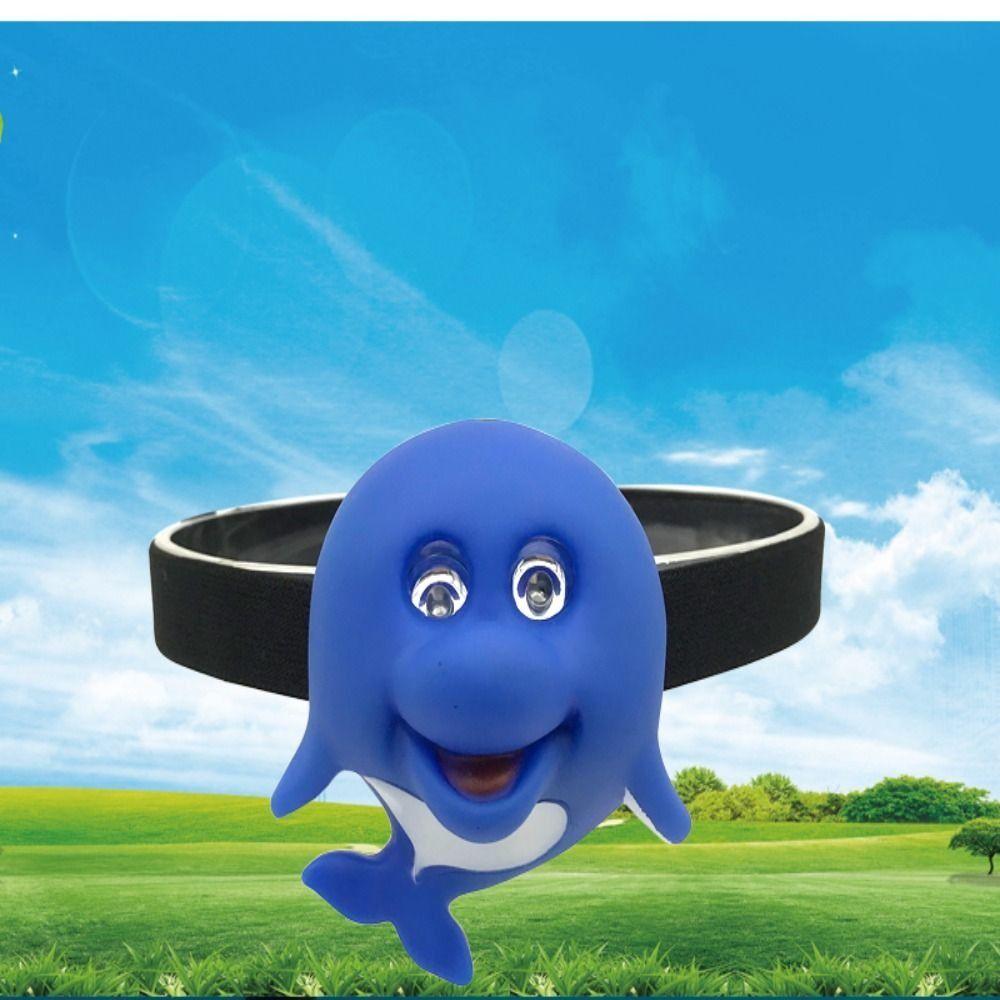 Brightest Animal Headlamp Toy Cartoon LED Flashlight Portable Headband Light  Girls