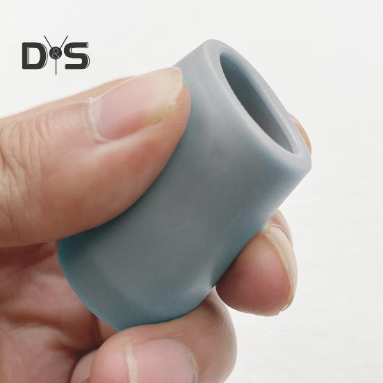 Silicone Door Stopper Wall Protector Shock Absorbent Noise Free Self-Adhesive No Drilling Anti-collision Floor Mount Door Catch Doorstop