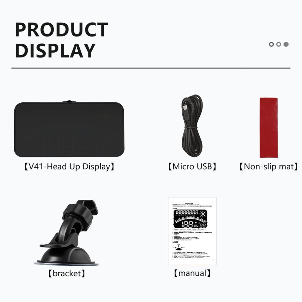 Digital GPS Speedometer, HUD Head Up Display For Car, Upgraded 5.5" Large-Screen, Suitable For All Vehicles