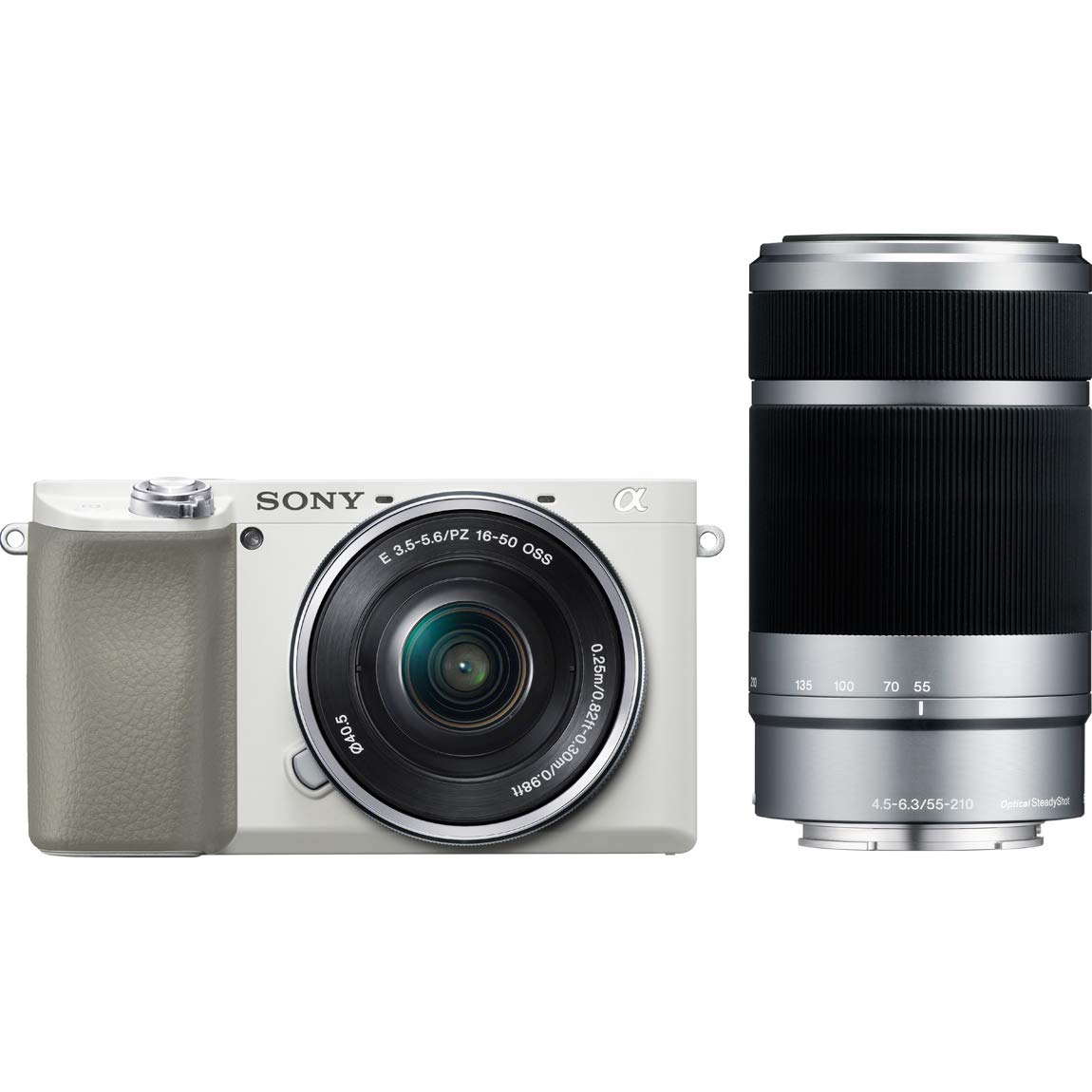 

SONY Mirrorless Camera with Double Zoom Lens Kit and SONY Mirrorless Camera with Black Body with 11 Frames per Second Continuous Shooting and Eye AF білий