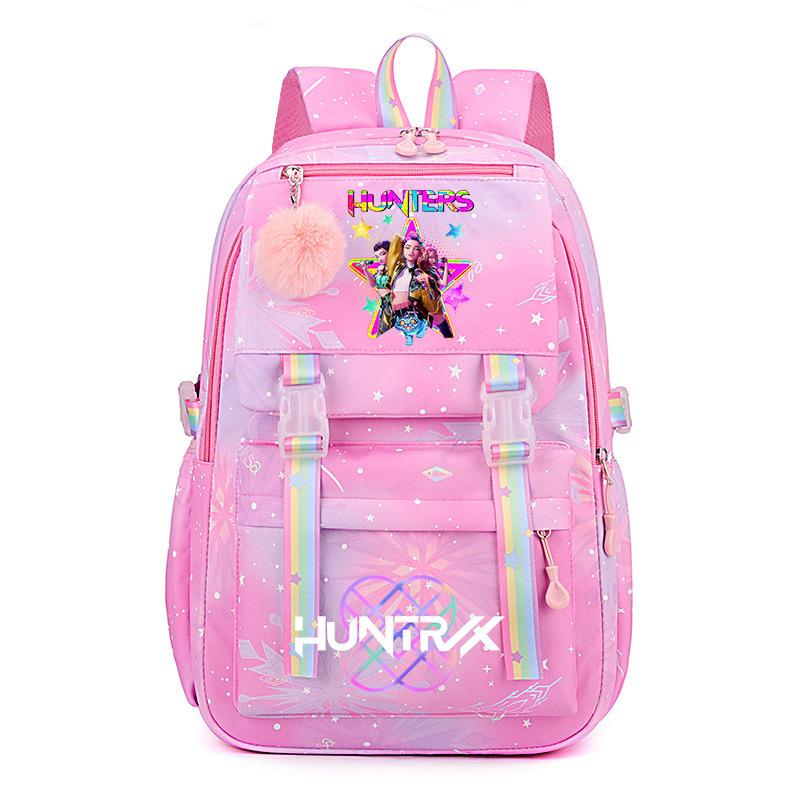 Kpop Witch Hunters Peripheral Small Fresh Backpack College Style Trend Student School Bag Large Capacity