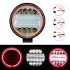 Round Headlight Work Light Bar Car Light Assembly Angel Eyes Lamp