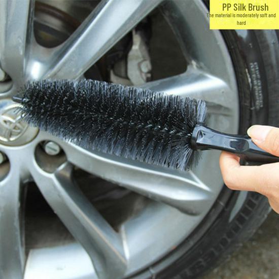 Tire & Wheel Hard Bristle Brush for Car Rim Cleaning