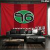 Hannover 96 Custom Name Wall Tapestry Aesthetic Wall Hanging Printed Fabric Blanket Decorative Tapestries for Bedroom Living Room Home Decor