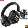 KI-LCD-Touchscreen-Stoßbass-Headsets HIFI-Sound Kabellose Bluetooth-Kopfhörer ANC-Geräuschunterdrückung Gamer-Kopfhörer mit HD-Mikrofon