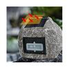 Solar Wireless Bluetooth Speaker-Garden Sound Waterproof Remote Control Analog Stone Rock Speaker Lawn /Show -Brown
