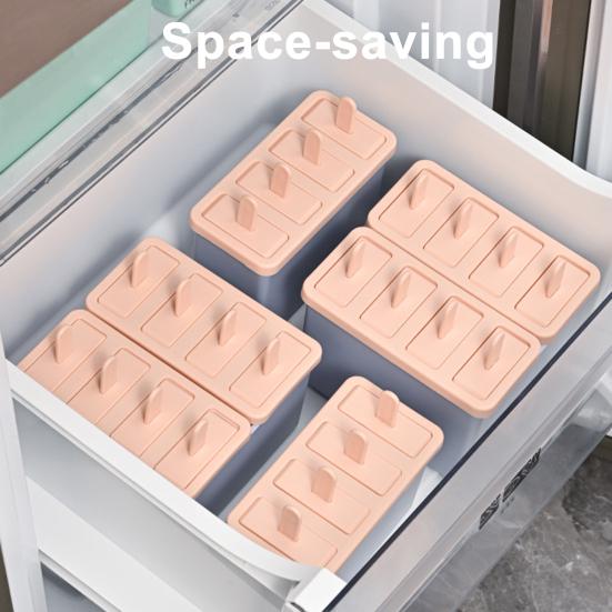DIY Popsicle Mold with Lid BPA-free Plastic Ice Pop Maker for Homemade Treats Easy Release Dishwasher Safe Fun Summer Kitchen Tool for Kids