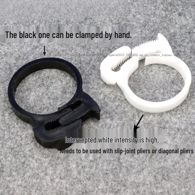Durable Plastic Hose and Pipe Clamp Clip Fastener