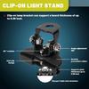 LED Light Bar Mounting Bracket 2PCS Universal Adjustable Pillar Hood Work Lamp Mount Non-Destructive Fixing Ditch Light Brackets Bumper Mount For