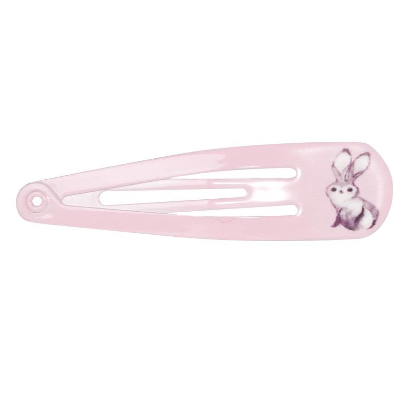 Adorable Cartoon BB Hair Clips: Candy Colors, Water Drop Edges, Gentle on Girls Hair -