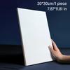 Panou de Desen din Pânză Albă, Cadru din Lemn cu Pânză de Bumbac, Potrivit Pentru Acrilic, Guașă, Practică de Pictură, Creație, Materiale de Artă, HB-05, 1 Bucată