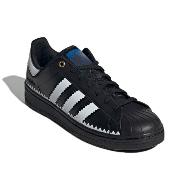 Adidas Superstar OT Tech Svart Hvit Herre Sneakers Core-Black Cloud-White Blue-Bird GZ7634