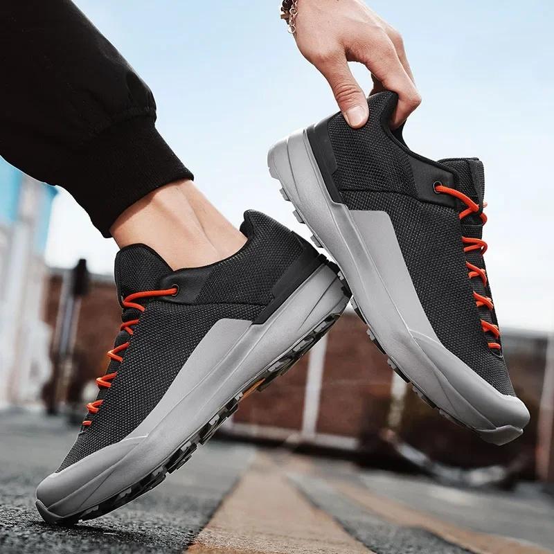 Men's Breathable Sports Shoes Anti Slip Men's Comfortable Walking Shoes Fully Equipped Men's Outdoor Casual Shoes
