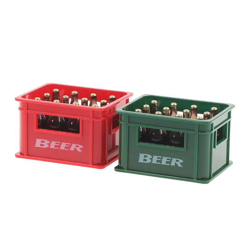 1:12 Dollhouse Mini Beer Drink Bottle Beer Box Drink Box Bar Kitchen Decor Toy