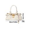 Classic Retro Old Lock Bag Portable Casual Messenger Bag Spring and Summer New Women's Large Capacity