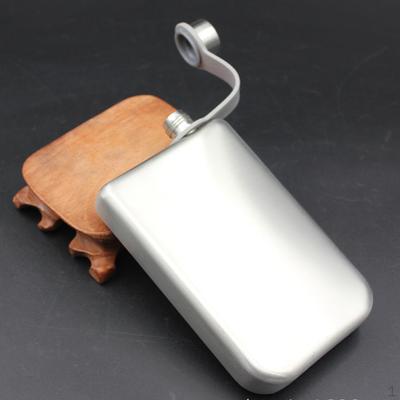 9oz in acciaio inossidabile Hip Potrable Outdoor Pesca Tasca Flagon Argento