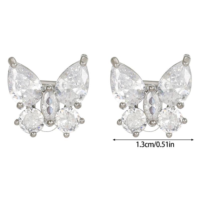 Sparkling Headphone Decoration Ear Clip Butterfly Earphone Decoration For Freeclip Ear Clips Accessories