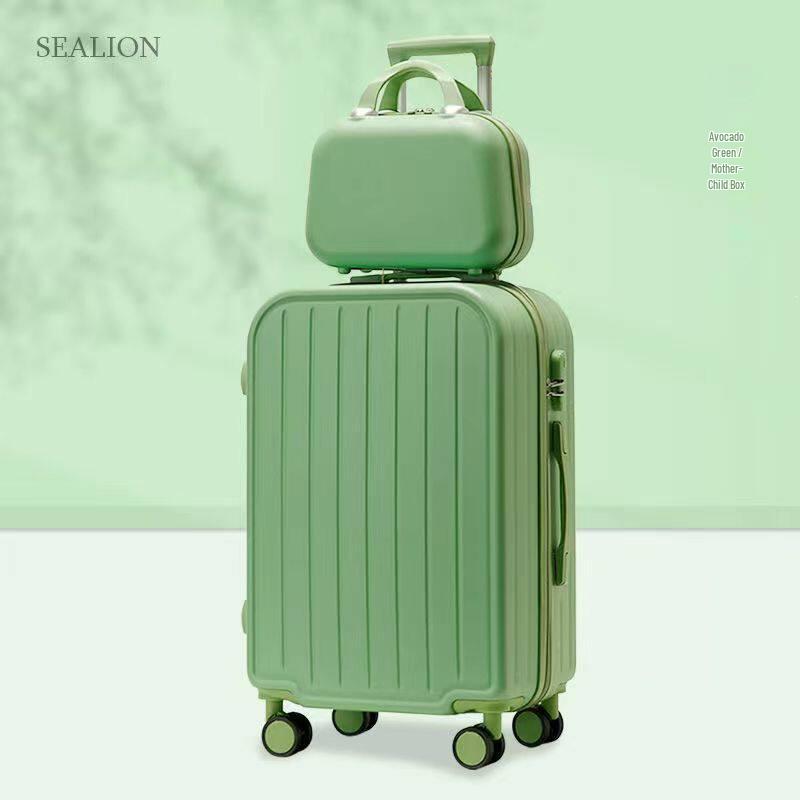 Durable 20-inch Silent Trolley Suitcase for Women and Men