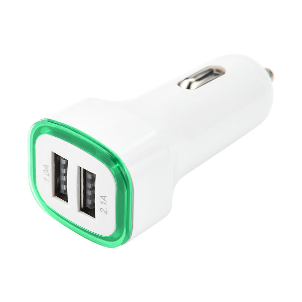 Buy 5V 2.1A 2Port USB Car Charger with LED Screen Smart Phones Charger