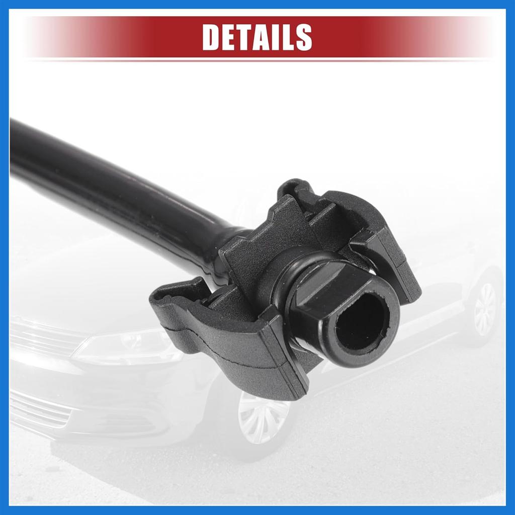 Coolant Radiator Reservoir Tank Overflow Hose Fit for Ford Fiesta S SE 1.6L 2011-2019 No.8V2Z-8B081-B/8V2Z-8B081-A - Pack of 1 Auto Accessories