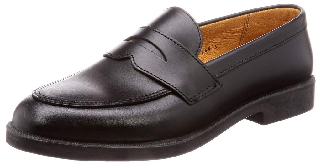 Moonstar Lifestyle Leather Made in Loafer Size 2E Shoes, SKOOLER/SK LOAFER, Japan, Style, Black, 25.0 cm,