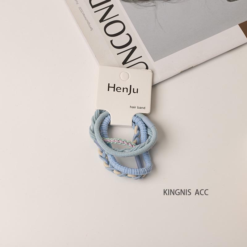 2025 Spring/Summer Crystal Candy Color Floral Spiral Hair Ties - Elegant, Sweet Telephone Cord Hair Accessories for Women