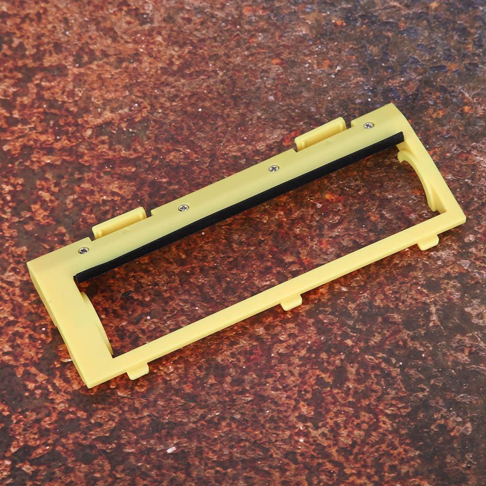 Plastic Robot Vacuum Brush Cover Yellow Wear Resistant Main Brush Cover Shockproof Easy Install Replacement Case Part