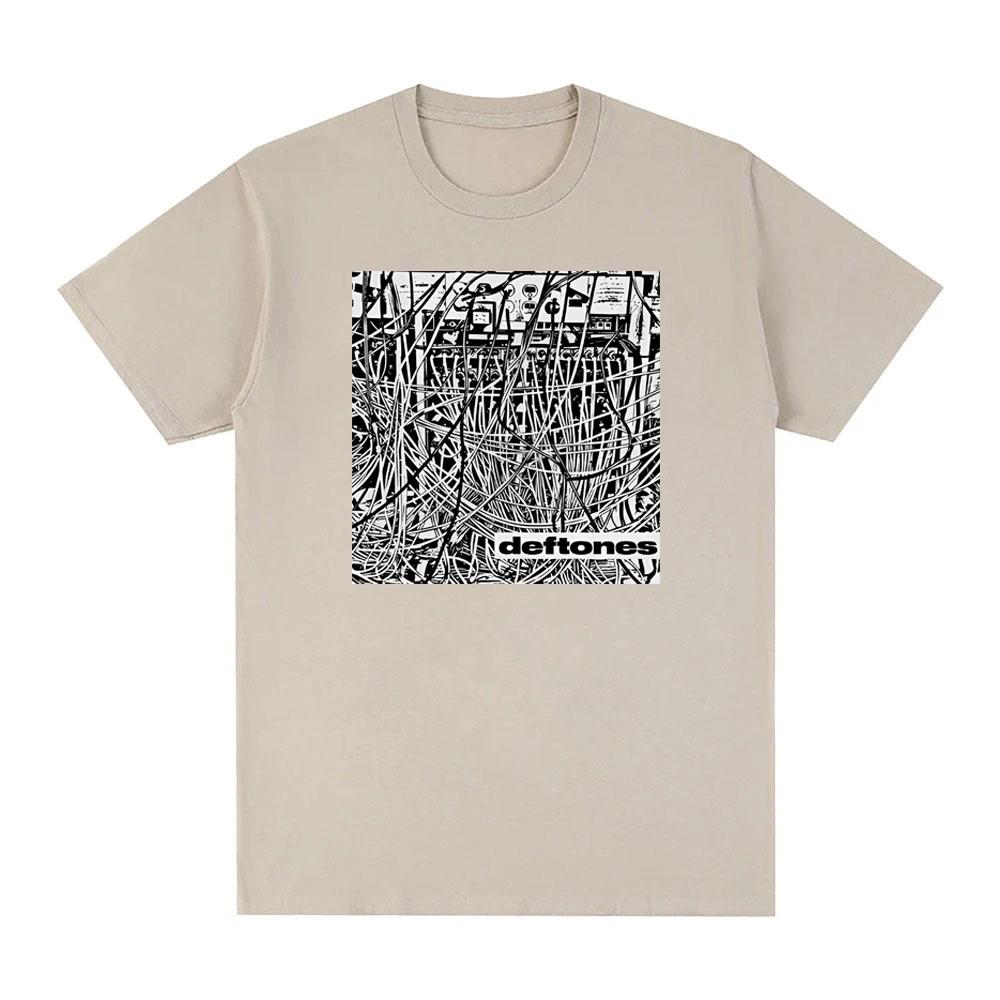 Deftones Wires T-Shirt Sommer Deftones's Gleicher Stil T-Shirt Harajuku Baumwolle Grafikdruck T-Shirts