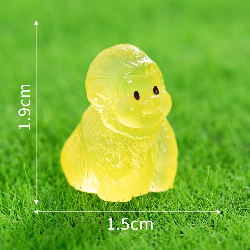 

Ночная светящаяся фигурка гориллы из смолы с многоцветной подсветкой для украшения дома жёлтый