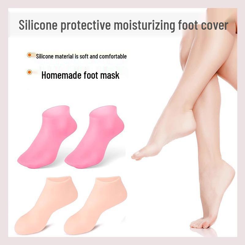 Silicone Moisturizing Anti-Crack Foot Covers - Soften Calluses, Foot Mask & Protection Socks