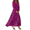 Women's Summer Dresses Casual Long Sleeve Maxi Dresses Cute Floral Maxi Dresses Wedding Guest Dresses Flowing Dresses