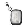 Small Clear Figure Display Bag with Keychain Carrying Case for Figures Collectibles High Quality Portable Zipper Waterproof Mini Doll Pouch