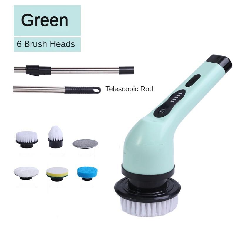 Household Kitchen Spin Scrubber Handheld Powerful Cleaning Tool Multifunctional Wireless Electric Cleaning Brush