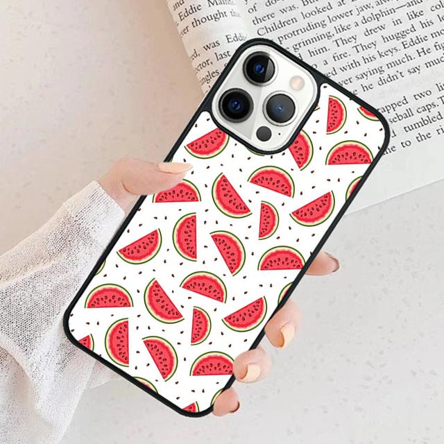 Cute Summer Fruit Watermelon Phone Case For iPhone 17 Air 15 16 Cover  11 13 14 Pro Max 12 Plus Max Fundas