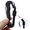 5 In 1 Outdoor Multi-function Carabiner Hooks Fast Hanging Buckle Clip With Cross Screwdriver Bottle Wine Opener.