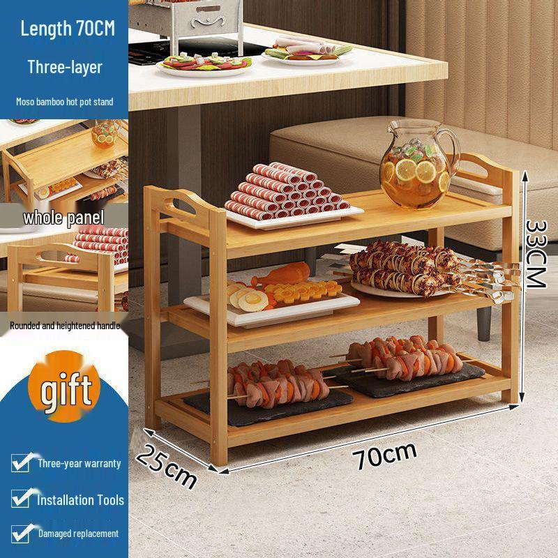 Mehrschichtiges Massivholz Gemüsegestell für Küche & Restaurant