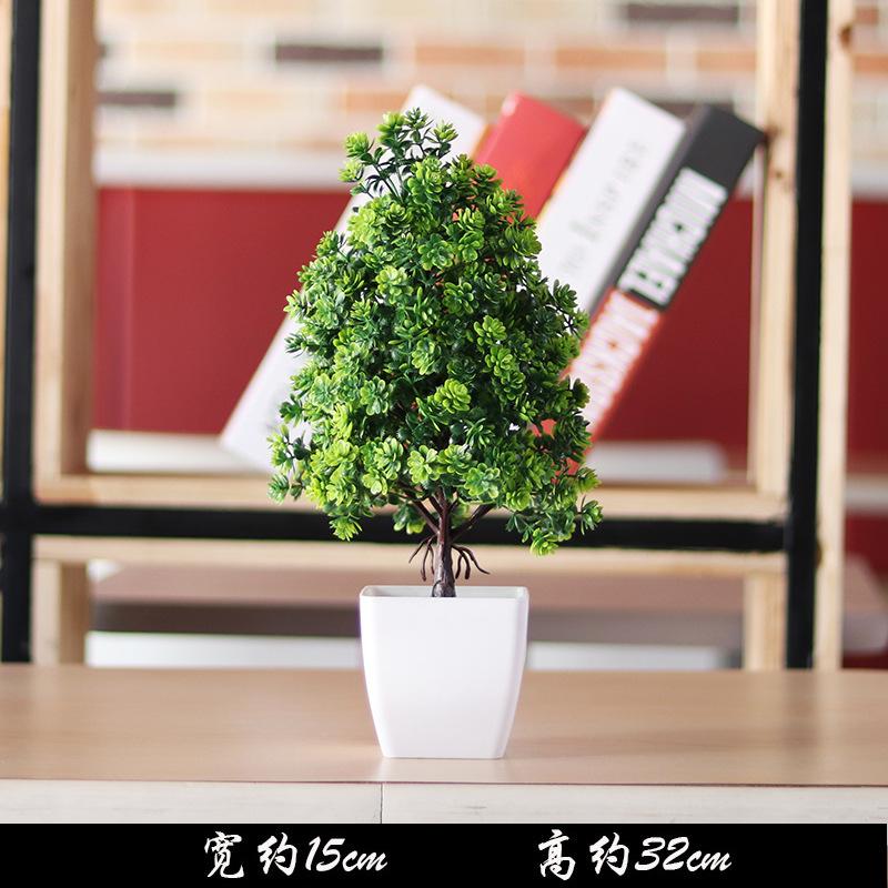 NEW Artificial Plants Bonsai Small Tree Pot Plants Fake Flowers Potted Ornaments for Home Decoration Hotel Garden Office Decor