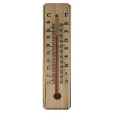 Wall Hanging Garden Garage Indoor Office Wood Direct Reading Type Wall-mounted Logger Thermometers