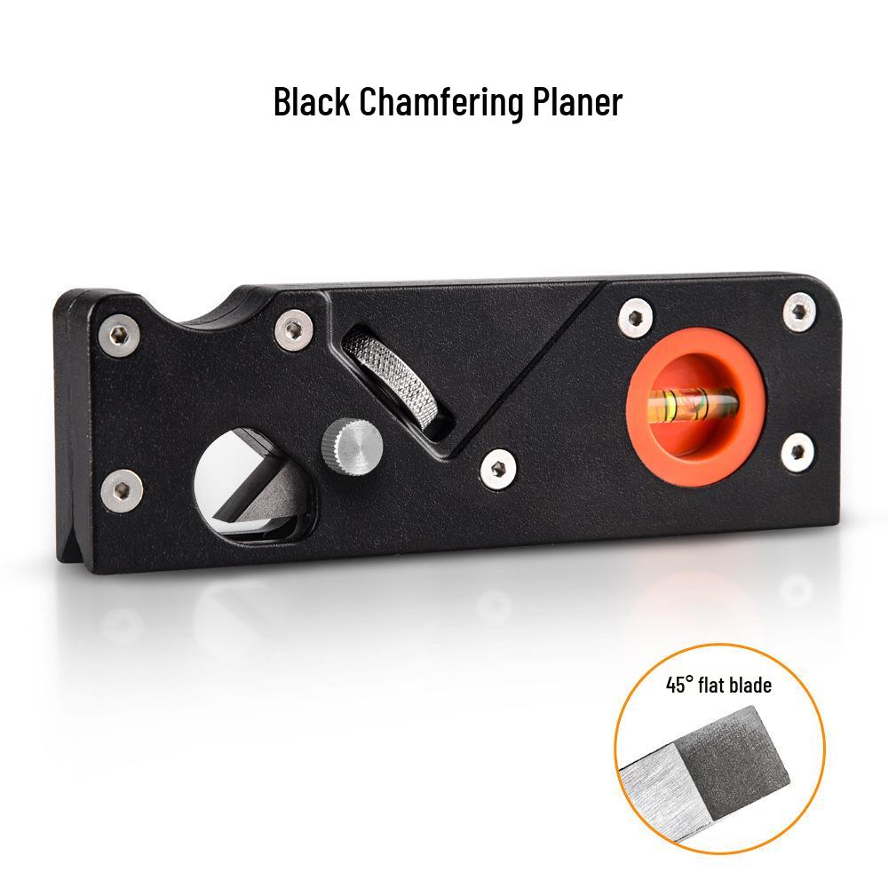 45° Woodworking Chamfer Plane: DIY Essential with Multiple Cutter Heads for Edge Trimming