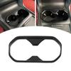 For MG4 EVMulan 2022-2024 ABS Carbon Fiber Automobile Front Water Cup Holder Cover Trim Stickers Car Accessories Durable
