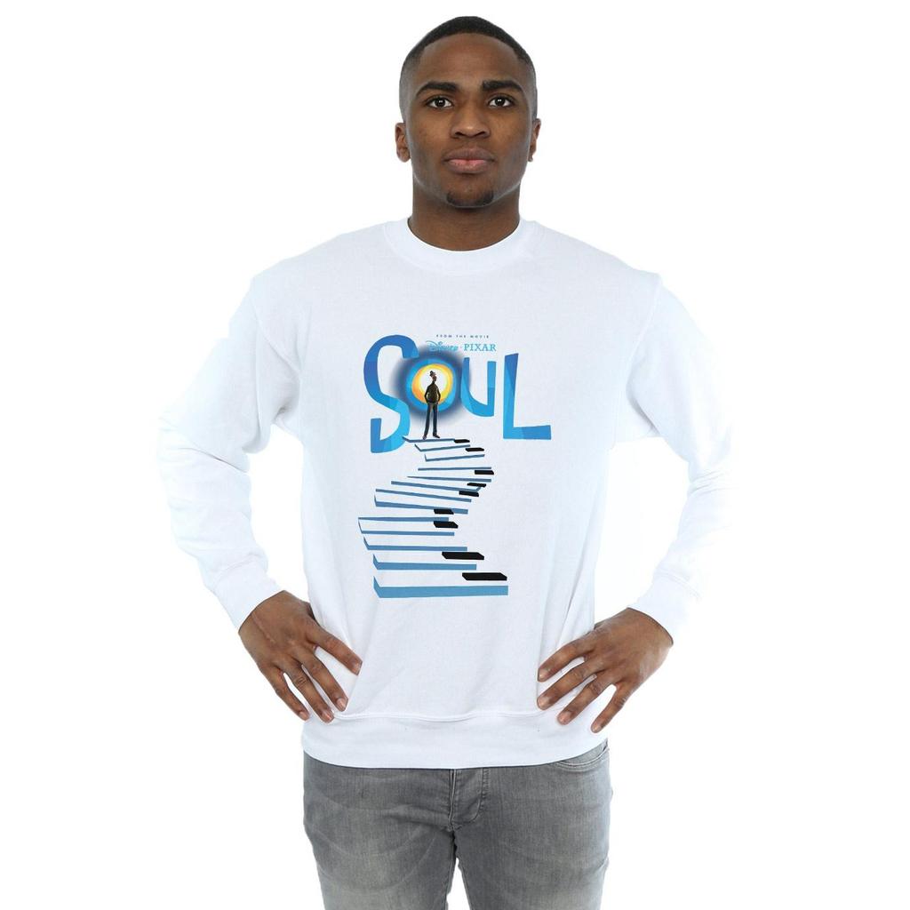 Disney Mens Soul Poster Art Sweatshirt