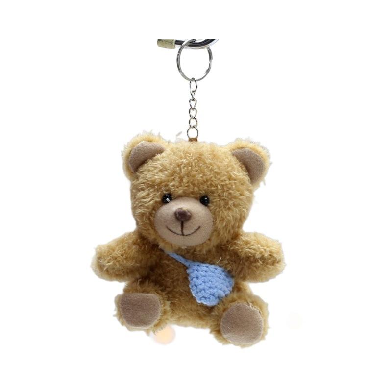 New Backpack Teddy Bear Doll Cute Bear Plush Toy Doll Pendant Keychain Bag Hanging Decoration