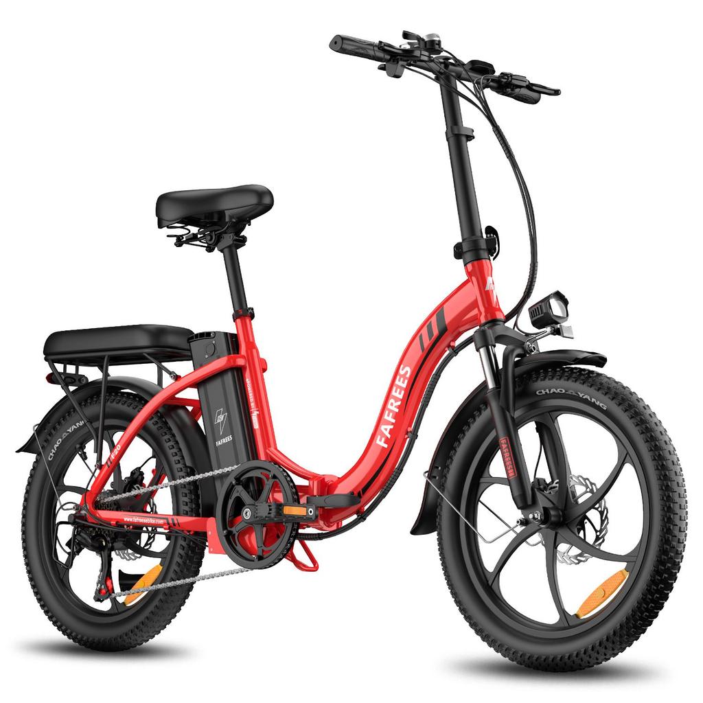 Bicicleta Elétrica Dobrável FAFREES F20 20" Motor 250W Bicicleta Elétrica Urbana Velocidade Máxima 25Km/h Autonomia 100Km Carga 130Kg