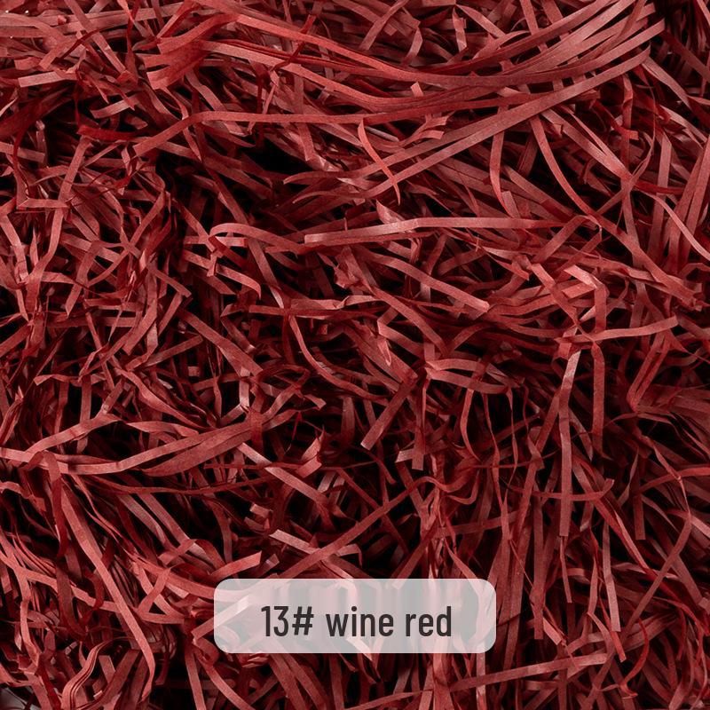 Raffia Grass Filler: Shredded Silk Paper for Candy Box Souvenirs