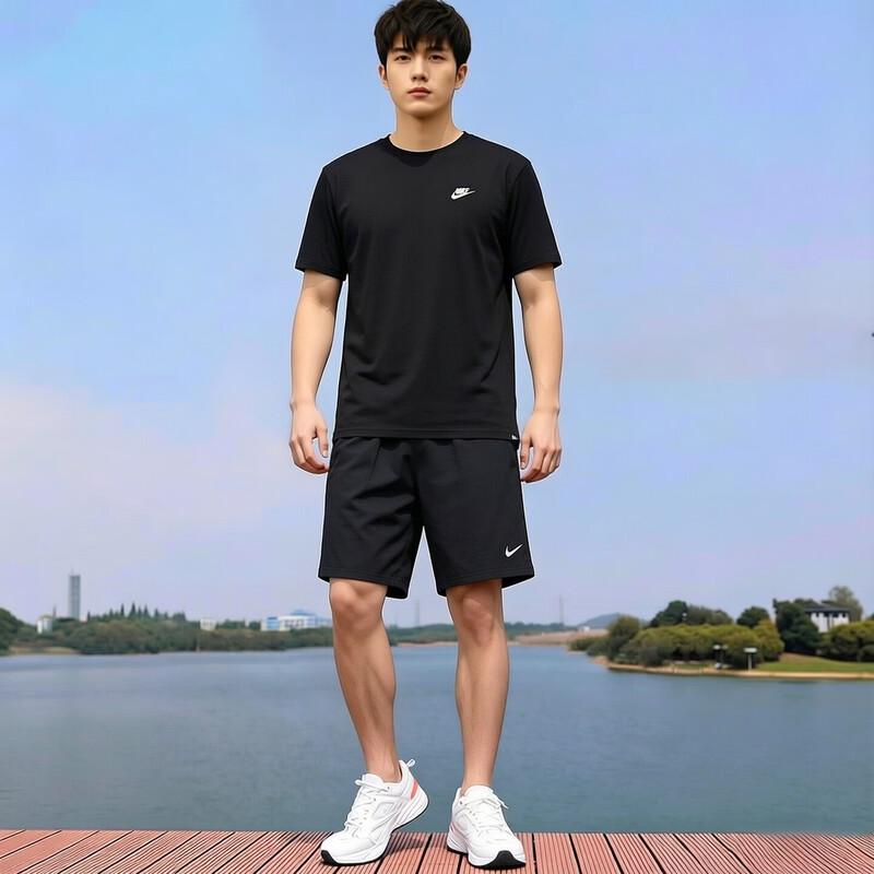 Nike Men s Athletic T-Shirt & Shorts Set S
