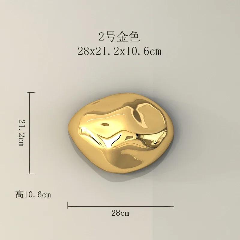 Living Room Wall Background Display Stereoscopic Stone Wall Hanging Ornaments Plating Simulation Stone Pendant Hotel Wall Decor